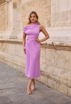 Amara jurk Second Female Roze