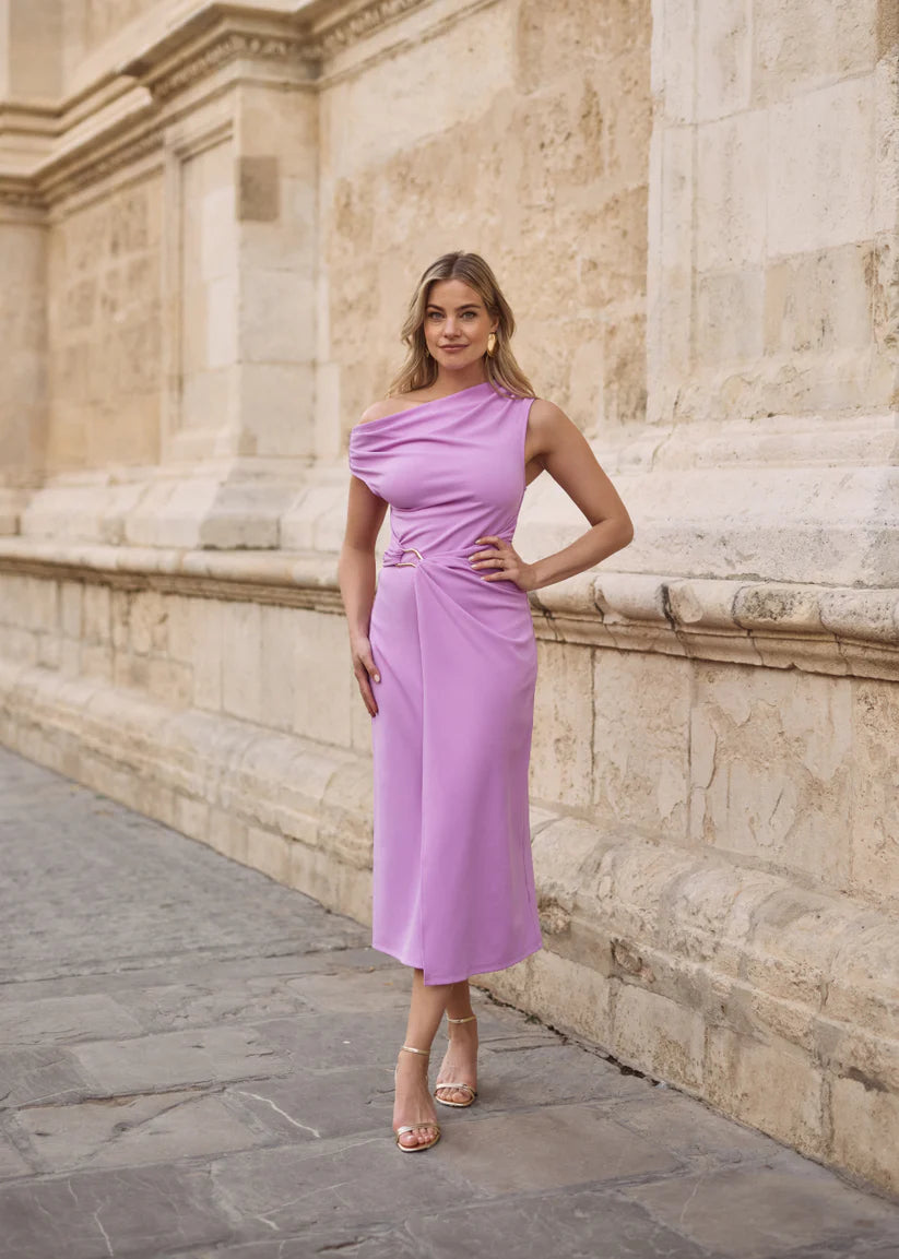 Zehra jurk Freebird Fuchsia