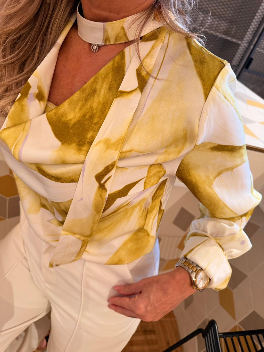 Blouse met lange mouw Elly