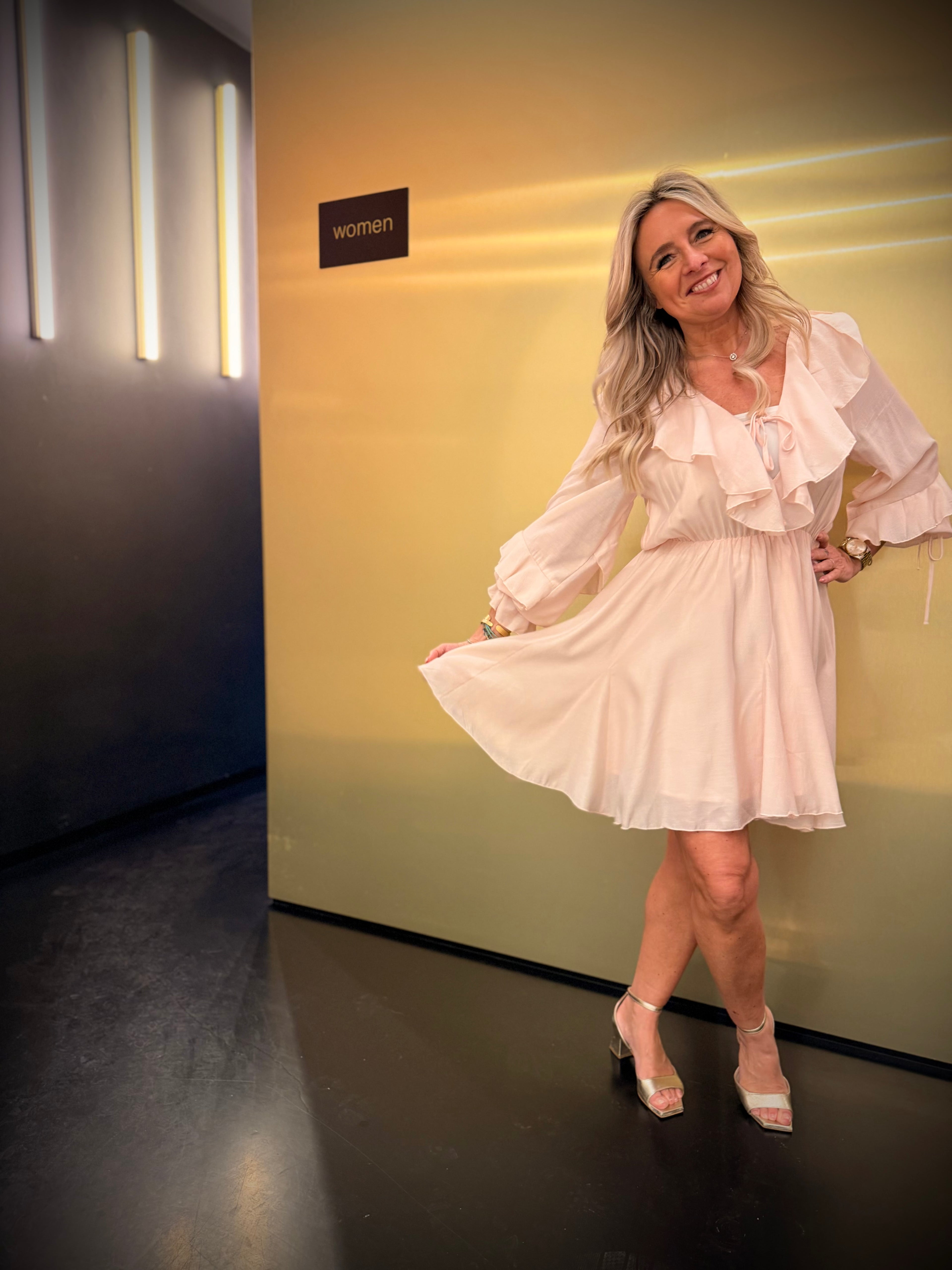 Jurk lange mouwen Rosy