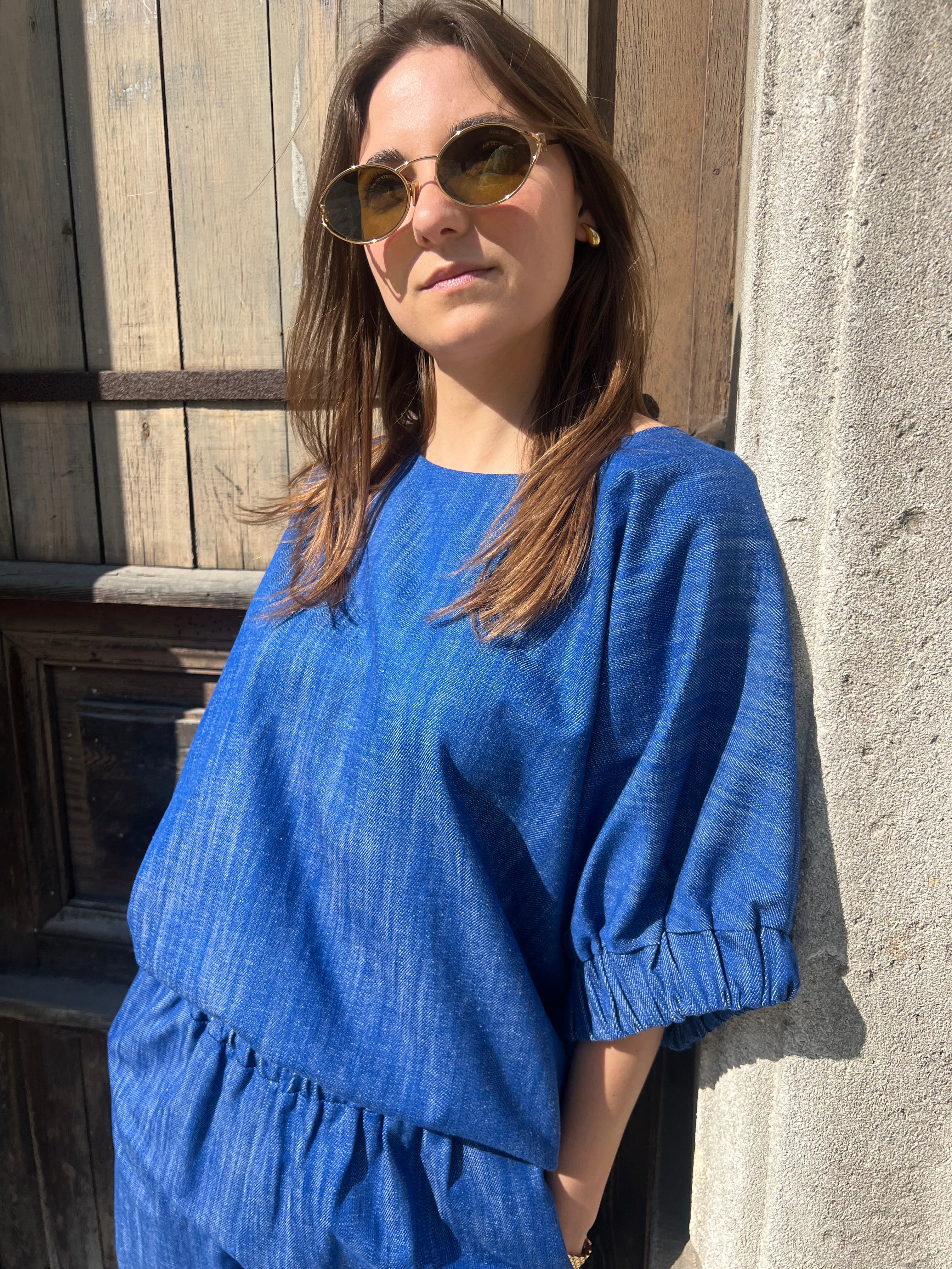 Jeansblouse Gianni
