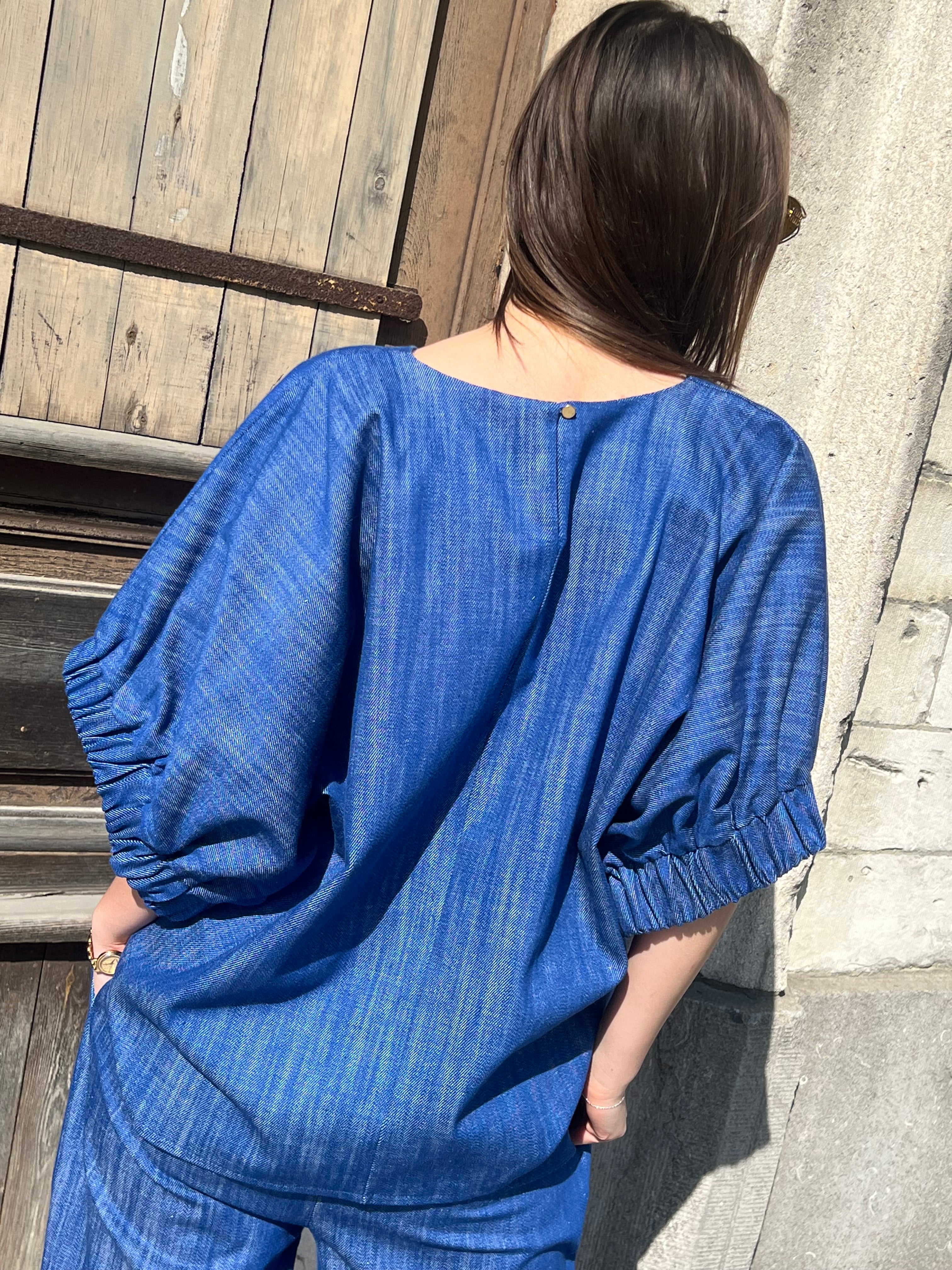 Jeansblouse Gianni