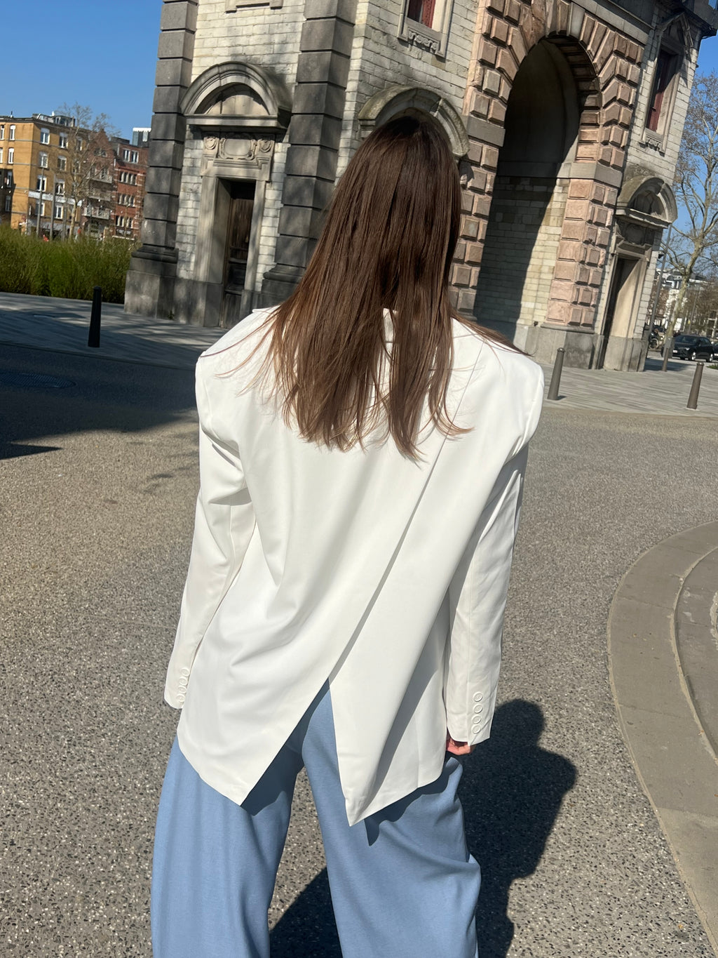 Witte Blazer Adriana