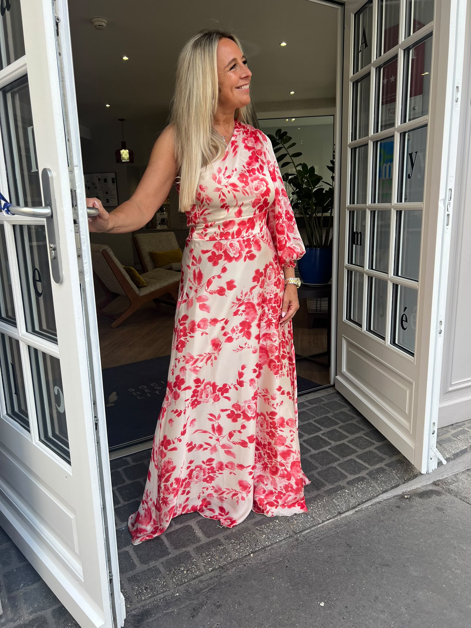 Amour & Fleur jurk Second Female Roze