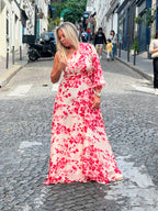 Amour & Fleur jurk Second Female Roze look
