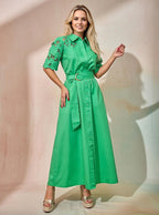 Zoja jurk K-design Groen