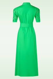 Zoja jurk K-design Groen look