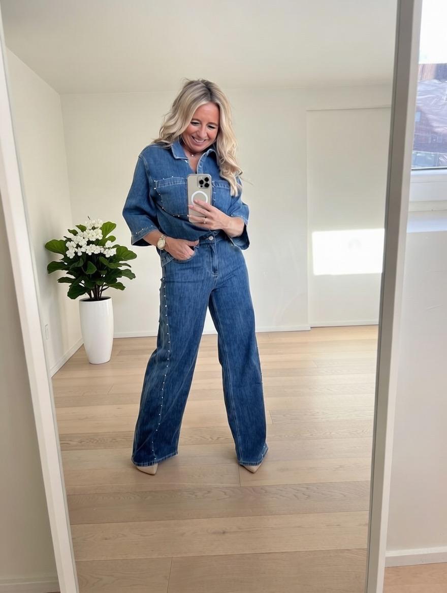 Jeansbroek Zinzy Esqualo Blauw