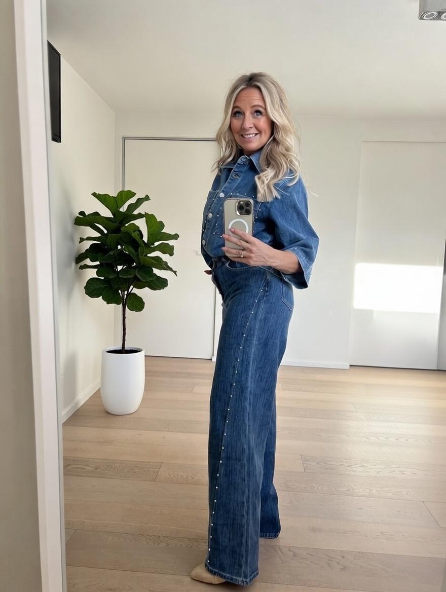 Jeansbroek Zinzy Esqualo Blauw look