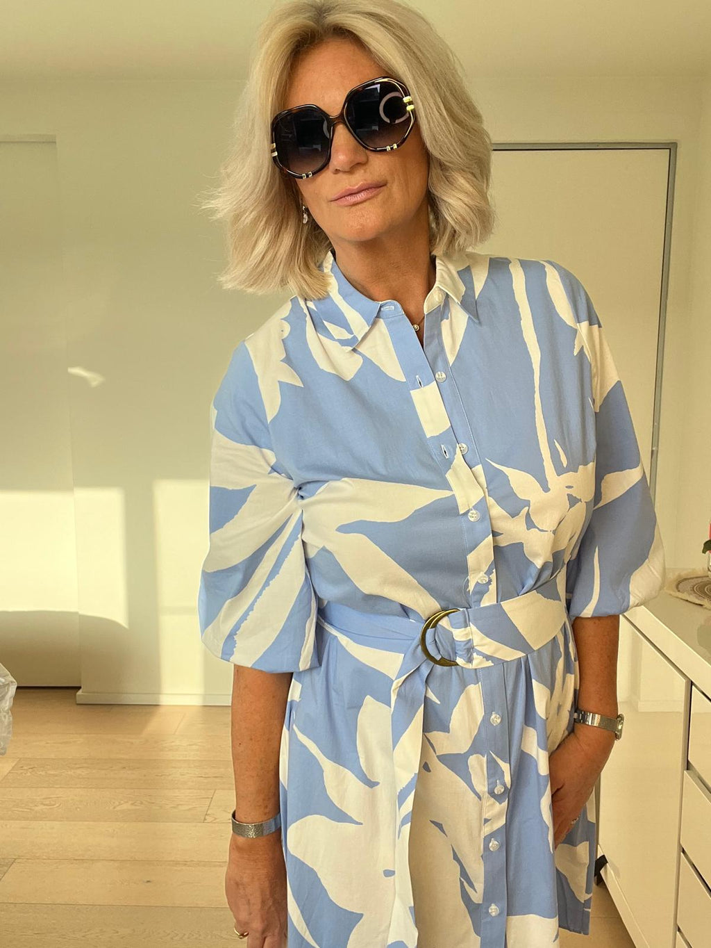 Zala jurk K-design Blauw